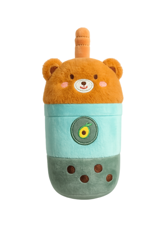 Plyšák Bubble Tea Bear – Matcha Milk Tea
