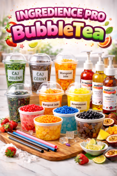 Ingredience pro Bubble Tea - Skladom