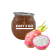 DRAGON FRUIT pattogó gyümölcsgolyók Bubble Tea italhoz.