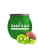 KIWI pattogó gyümölcsgolyók Bubble Tea italhoz.