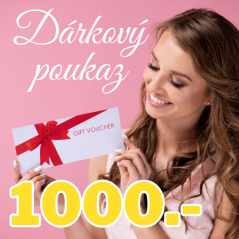 Dárkový poukaz v hodnotě 1000.- Kč