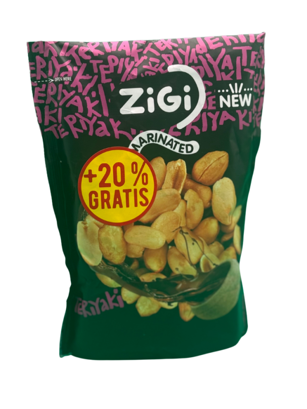 ZiGi Marinated Peanuts Teriyaki – 90 g