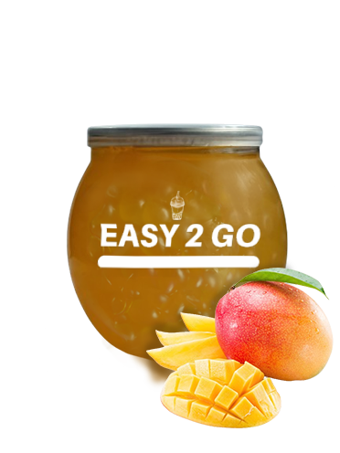 MANGO praskající kuličky do Bubble Tea MANGO praskající kuličky do Bubble Tea