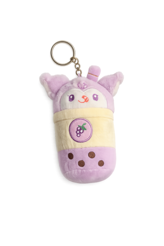 Plyšák Bubble Tea Bunny – Grape Milk Tea