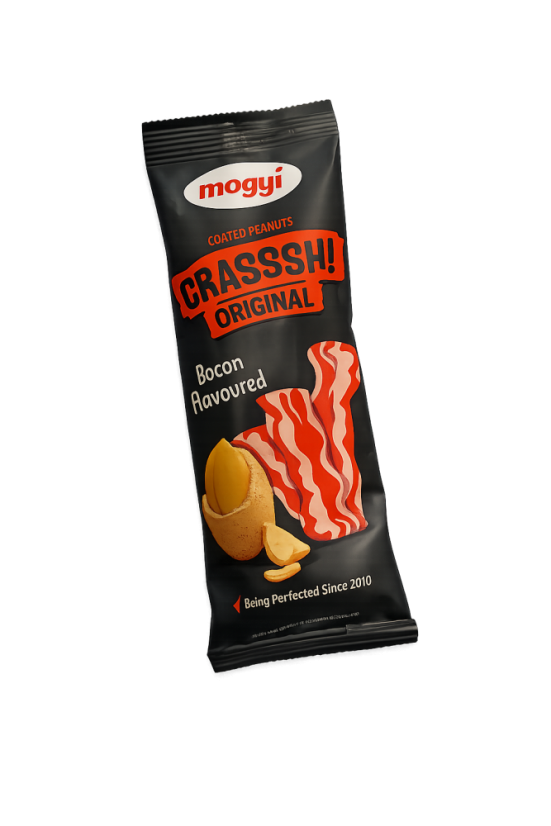 Mogyi CRASSSH! Original – Coated Peanuts Bacon Flavoured 60 g