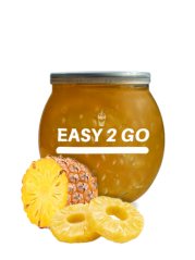 ANANÁSZ pattogó gyümölcsgolyók Bubble Tea italhoz.