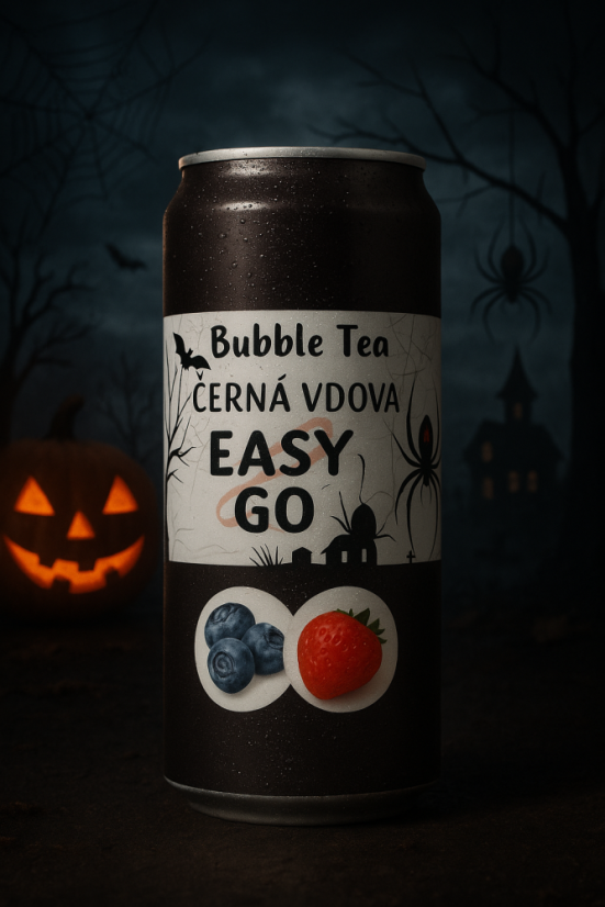 Bubble Tea - Černá vdova - Borůvka, Jahoda - Třpytivé Bubble Tea - Černá vdova - Borůvka, Jahoda - Třpytivé