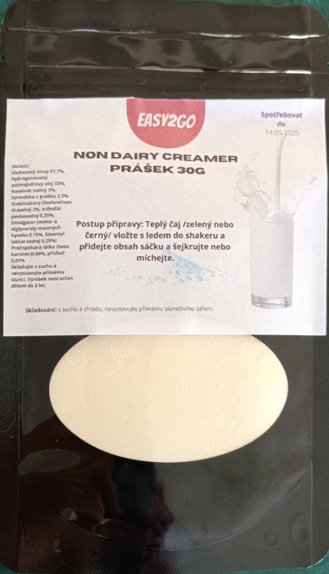 NON DAIRY CREAMER por 30 g tejes Bubble Tea készítéséhez. NON DAIRY CREAMER por 30 g tejes Bubble Tea készítéséhez.