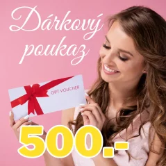 Dárkový poukaz v hodnotě 500.- Kč