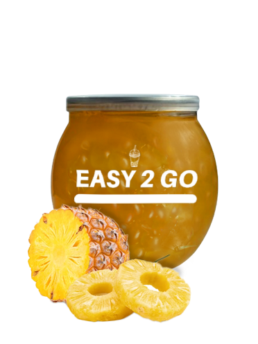 ANANÁSZ pattogó gyümölcsgolyók Bubble Tea italhoz.