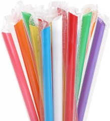 ÚJRAHASZNÁLHATÓ Bubble Tea SZÍVÓSZÁLAK 10 db