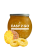 ANANÁSZ pattogó gyümölcsgolyók Bubble Tea italhoz.